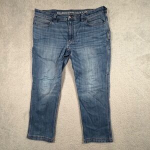Duluth Trading Co Ballroom Double Flex Jeans Men 38x30 Standard Fit Blue Stretch
